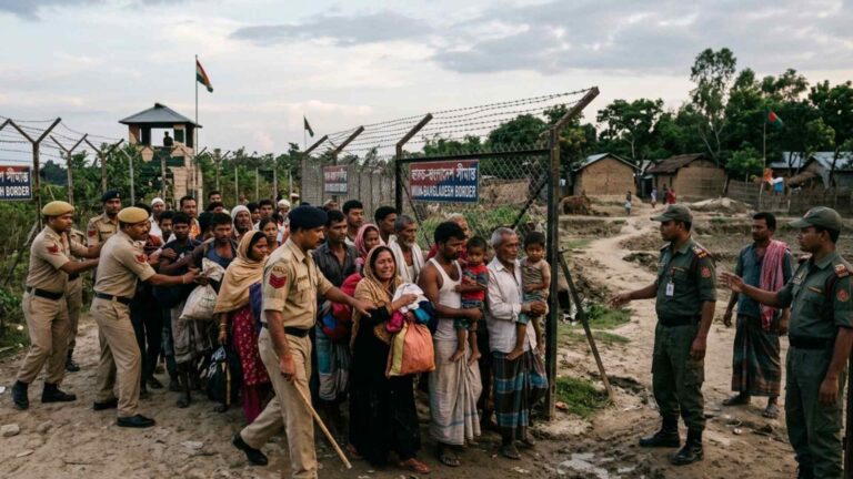 বাংলাদেশ-ভারত সীমান্তে পুশ-ইনের উত্তেজনা