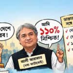ব্যঙ্গচিত্রটি এআইয়ের সহায়তায় তৈরি।
