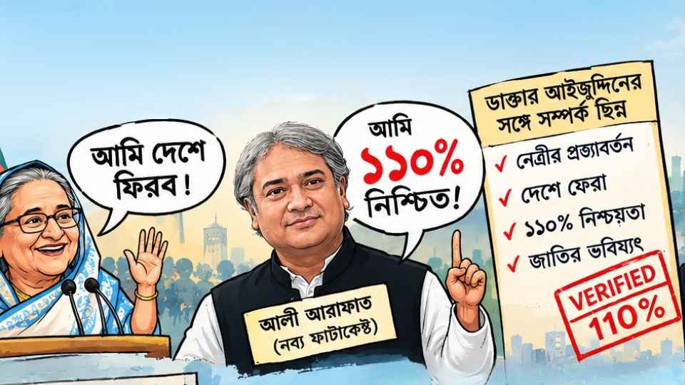 ব্যঙ্গচিত্রটি এআইয়ের সহায়তায় তৈরি।