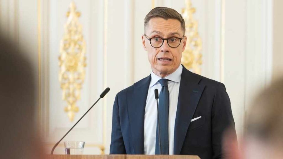 ফিনল্যান্ডের প্রেসিডেন্ট আলেকজান্দের স্তুব। ছবি: স্তুবের ফেইসবুক প্রোফাইল থেকে নেওয়া