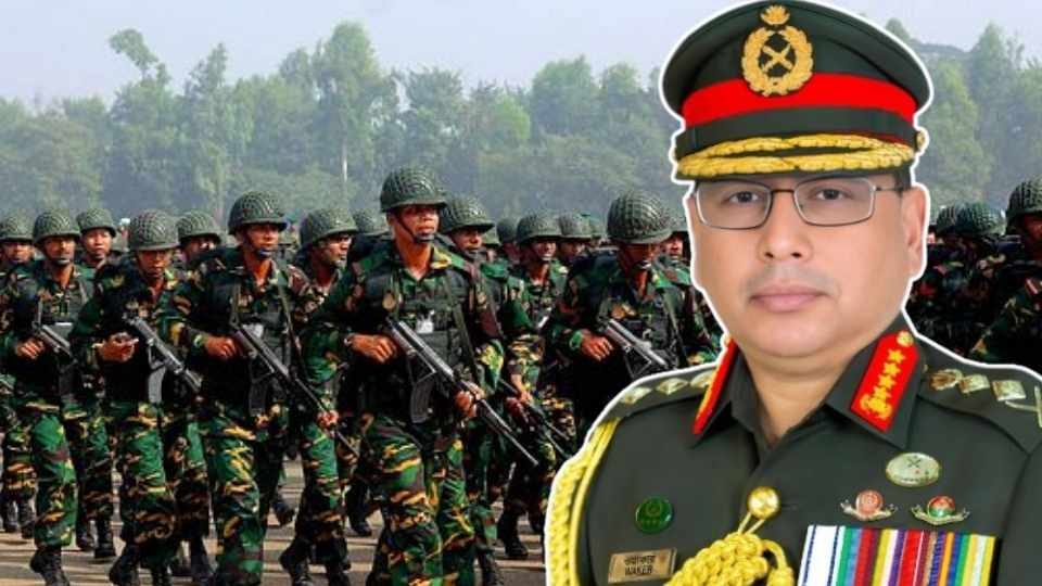 বাংলাদেশ সেনাবাহিনী প্রধান জেনারেল ওয়াকার-উজ-জামান।