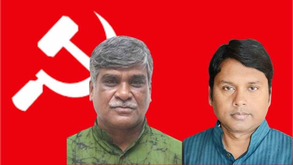 সিপিবির সভাপতি জহির চন্দন, সাধারণ সম্পাদক আবদুল্লাহ ক্বাফী।