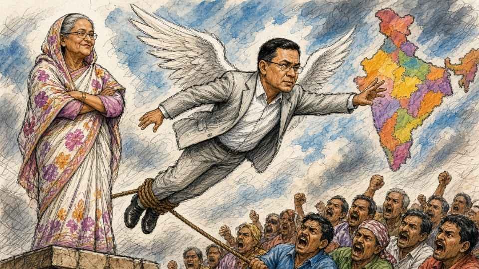 কার্টুনটি কৃত্রিম বুদ্ধিমত্তার (AI) সহায়তায় তৈরি।