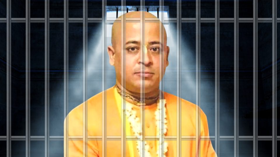 বাংলাদেশ সম্মিলিত সনাতনী জাগরণ জোটের মুখপাত্র চিন্ময় কৃষ্ণ দাস।