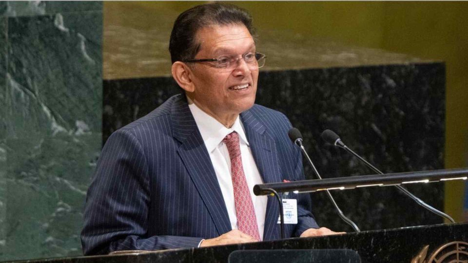 জাতিসংঘের সাধারণ পরিষদের নবনির্বাচিত সভাপতি খলিলুর রহমান। ছবি: জাতিসংঘ