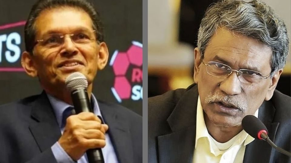 জাতীয় নিরাপত্তা উপদেষ্টা খলিলুর রহমান (বায়ে), প্রধান উপদেষ্টার বিশেষ সহকারী আলী রীয়াজ (ডানে)।