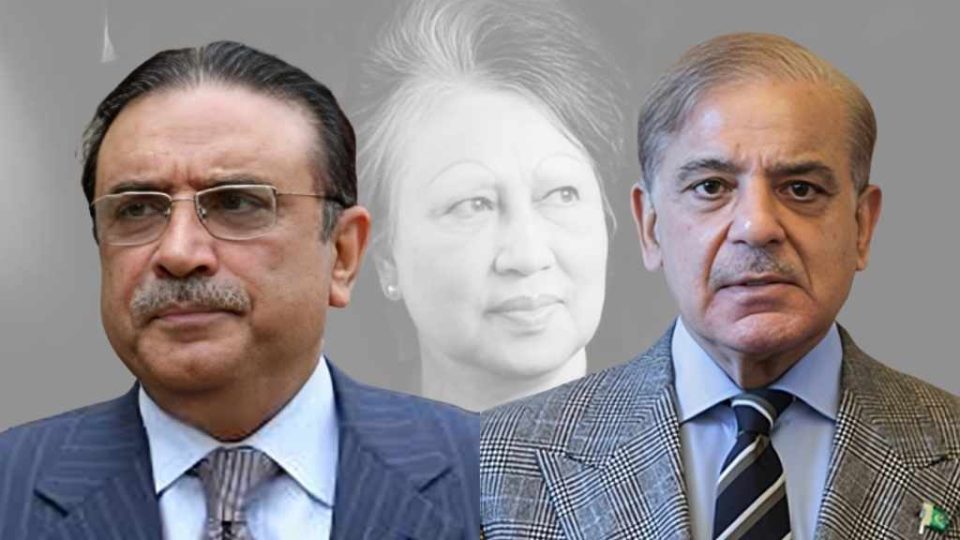 আসিফ আলী জারদারি ও শেহবাজ শরিফ।