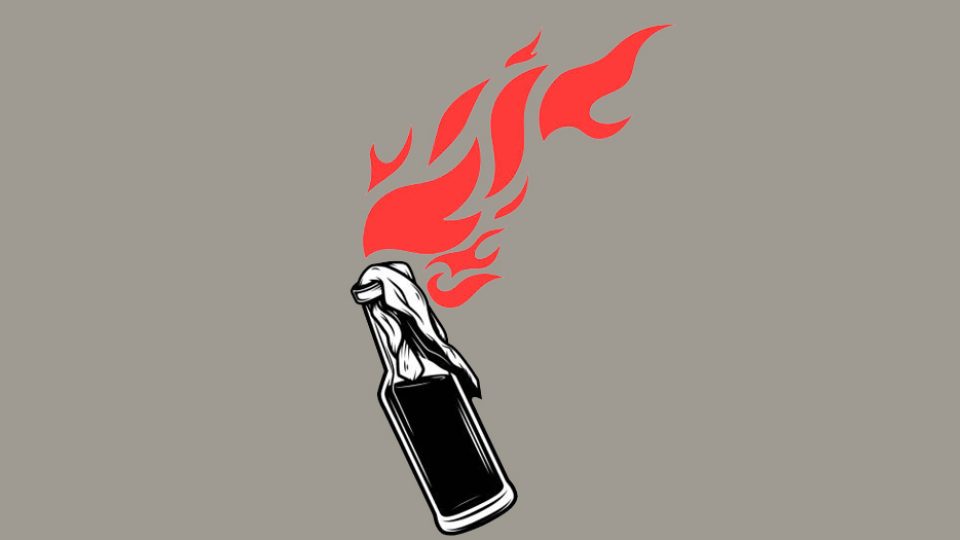 Petrol bomb