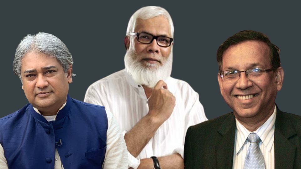 সাবেক আওয়ামী লীগের তিন মন্ত্রী সালমান এফ রহমান, আনিসুল হক ও এ আরাফাত।