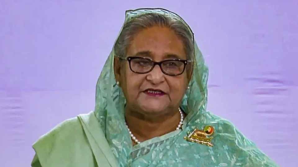 সাবেক প্রধানমন্ত্রী শেখ হাসিনা। ছবি: পিটিআই
