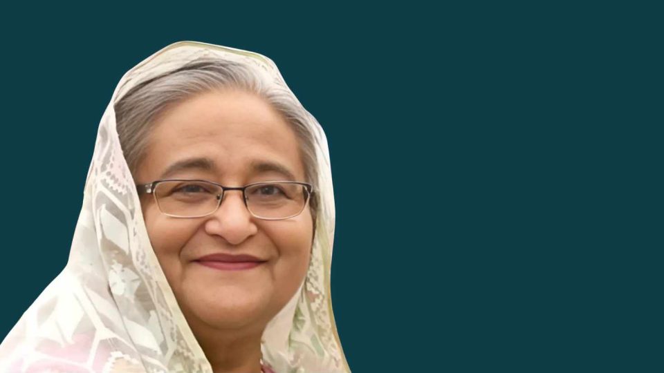 আওয়ামী লীগ সভানেত্রী শেখ হাসিনা।