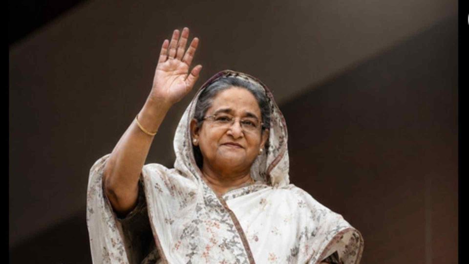 শেখ হাসিনা। ছবি: আওয়ামী লীগের ফেইসবুক পেজ