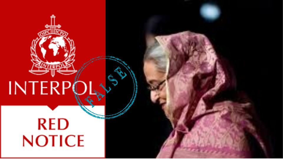 Sheikh Hasina_ Red Notice_ False