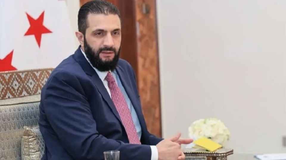 সিরিয়ার অন্তর্বর্তী প্রেসিডেন্ট আহমেদ আল-শারা।