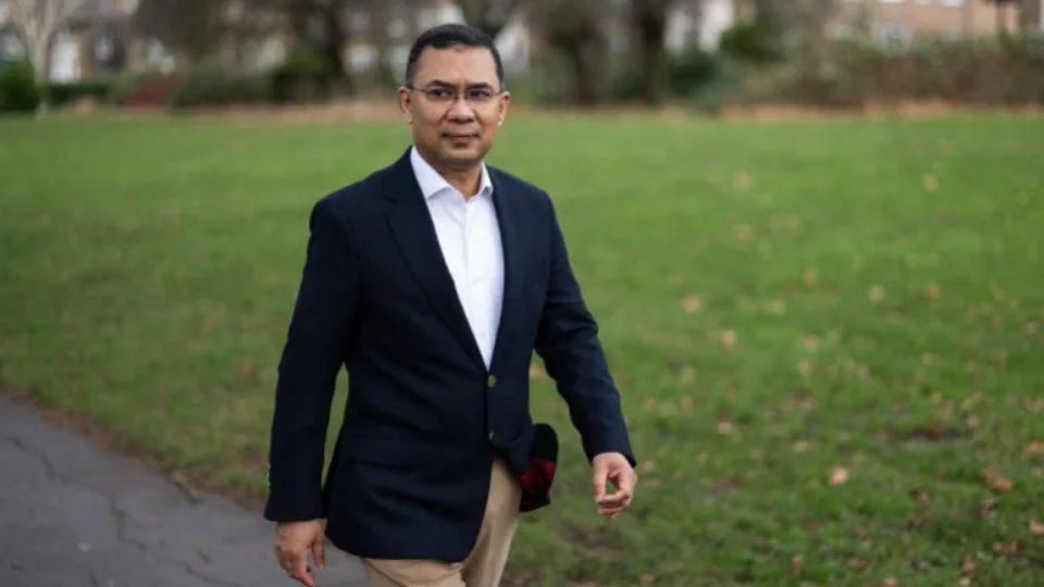 বিএনপির ভাইস চেয়ারম্যান তারেক রহমান, যিনি লন্ডনে বসে পরিচালনা করছেন তার বাবার দল। ছবি: এএফপি