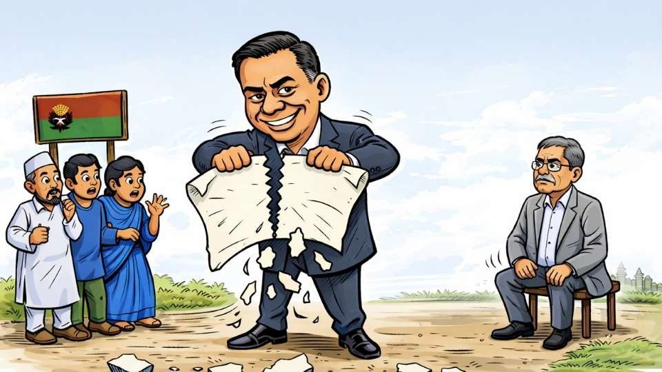 লন্ডনে স্বেচ্ছা নির্বাসনের সময় নিজের কার্টুন ফেইসবুকে পোস্ট করে বাহবা কুড়িয়েছিলেন তারেক রহমান। দেশে ফেরার পর তাকে নিয়ে তৈরি হচ্ছে নানা ব্যঙ্গাত্মক কার্টুন। এখন আর সেগুলো তার প্রোফাইলে দেখা যাচ্ছে না। ছবি: সংগৃহীত