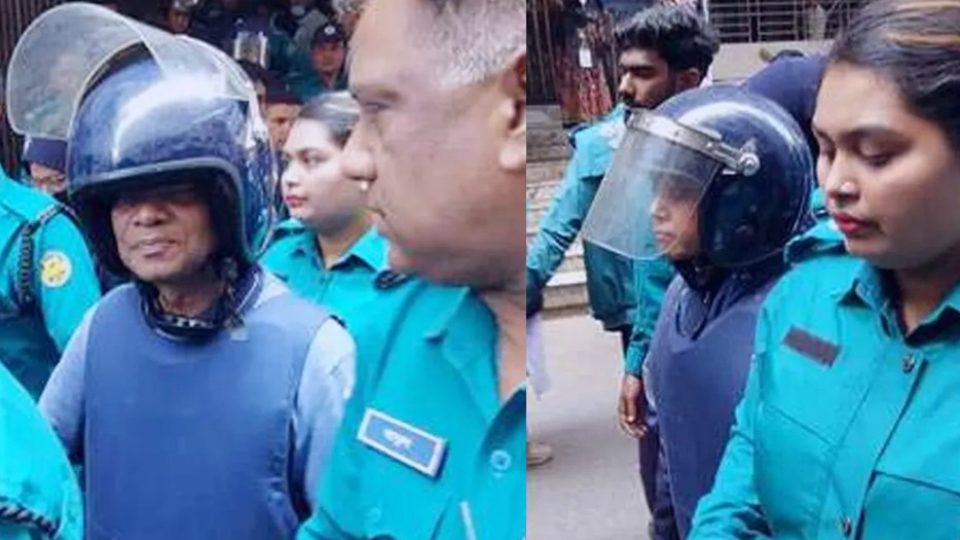 আদালতে নিয়ে যাওয়া হচ্ছে এই সাংবাদিক দম্পতিকে।