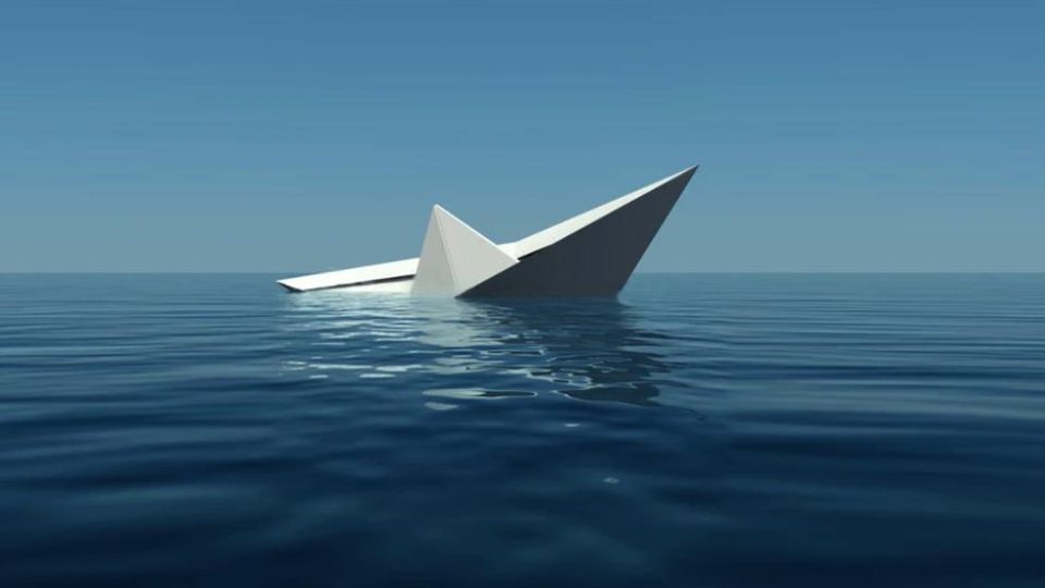 boat sinking
