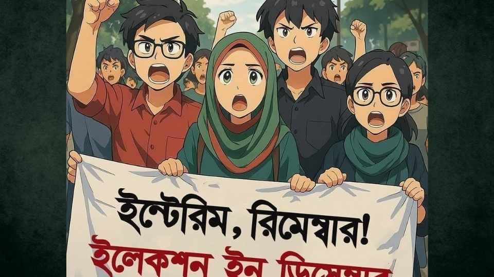 ডিসেম্বরে নির্বাচনের দাবি জানিয়ে এখন এই কার্ডটি ফেইসবুকে শেয়ার করছে বিএনপির সমর্থকরা।