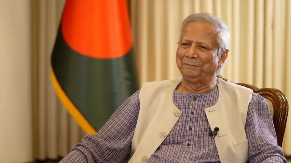 প্রধান উপদেষ্টা মুহাম্মদ ইউনূস। ছবি : বিবিসি বাংলা