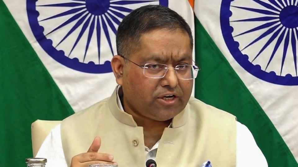 ভারতের পররাষ্ট্র মন্ত্রণালয়ের মুখপাত্র রণধীর জয়সওয়াল। ফাইল ছবি