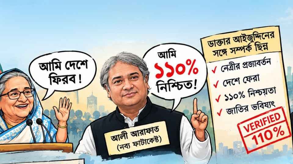 ব্যঙ্গচিত্রটি এআইয়ের সহায়তায় তৈরি।